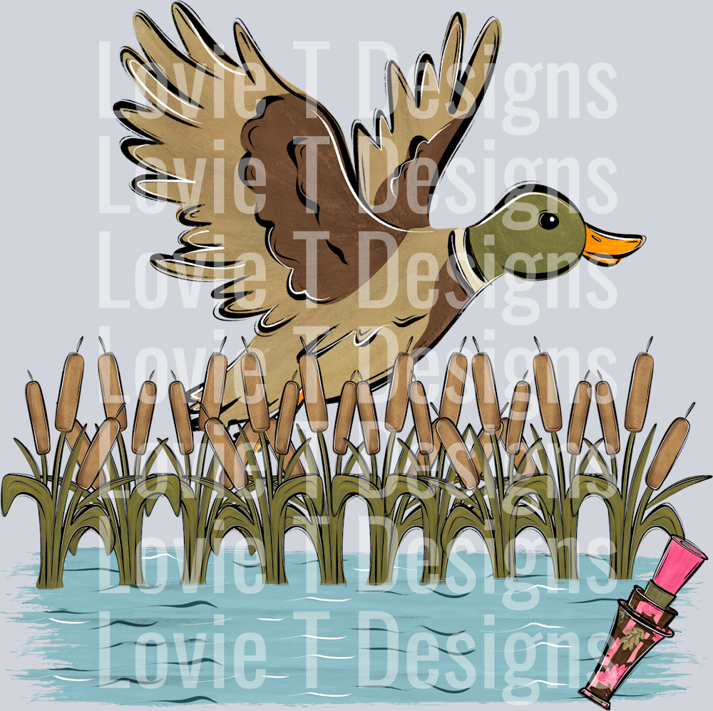 DUCK CALL PINK BLANK