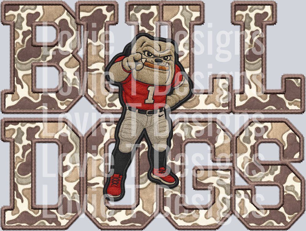 Duck Camo GA Bulldogs
