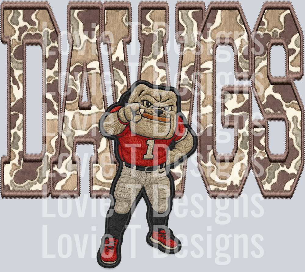 Duck Camo GA Dawgs