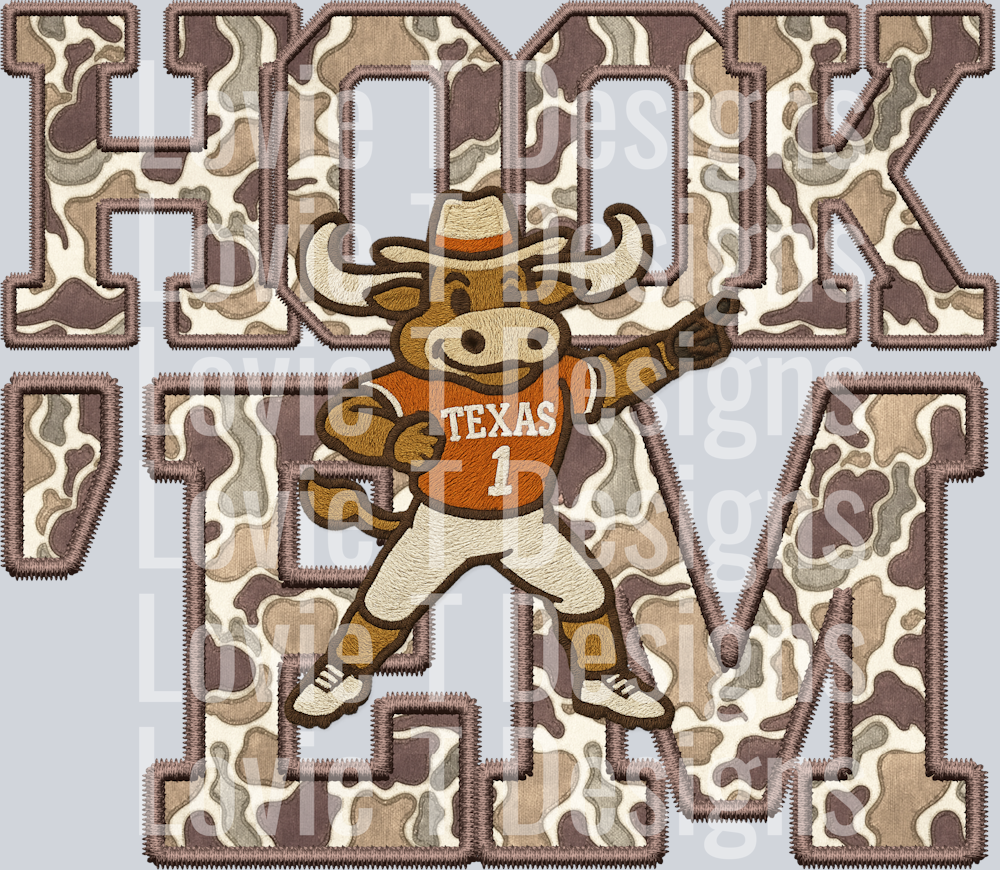 Duck Camo Hook Em