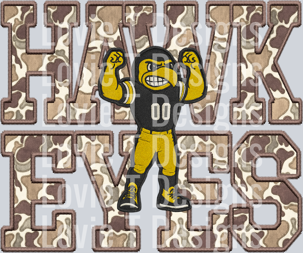 Duck Camo Iowa Hawkeyes