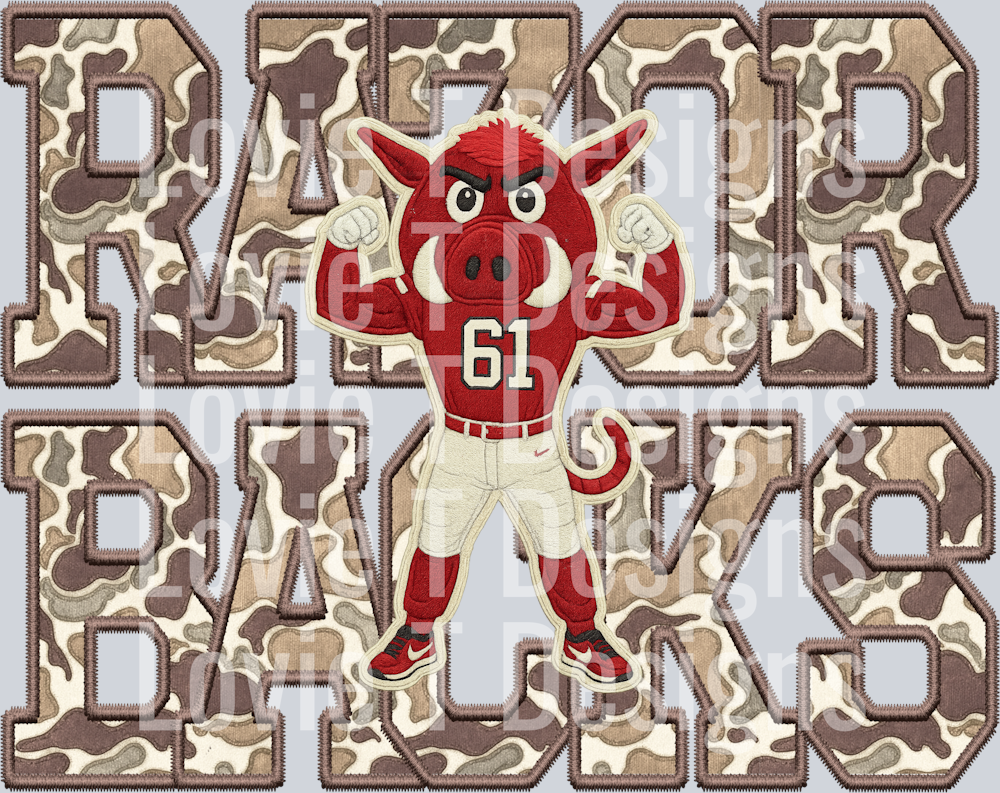 Duck Camo Razorbacks