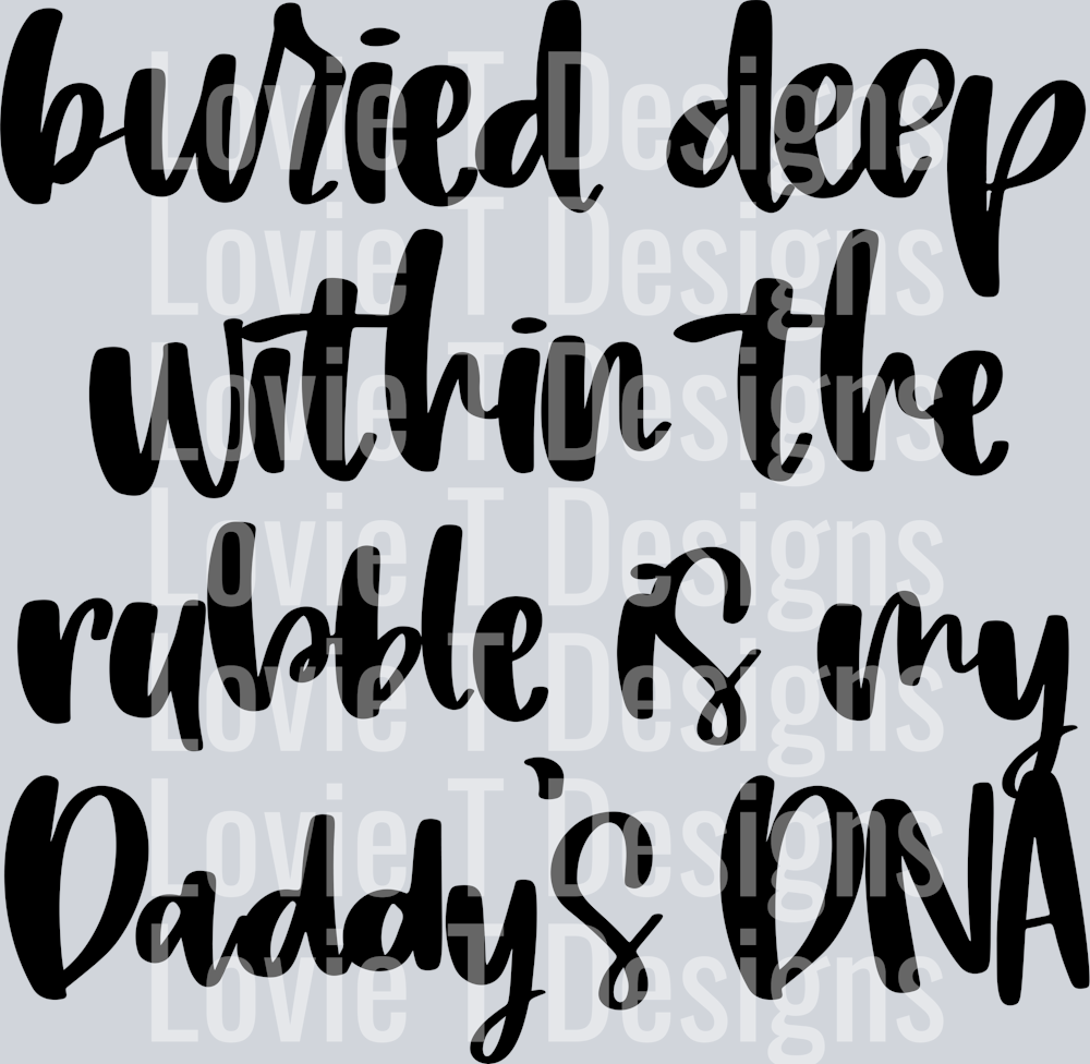 Daddy's DNA - black