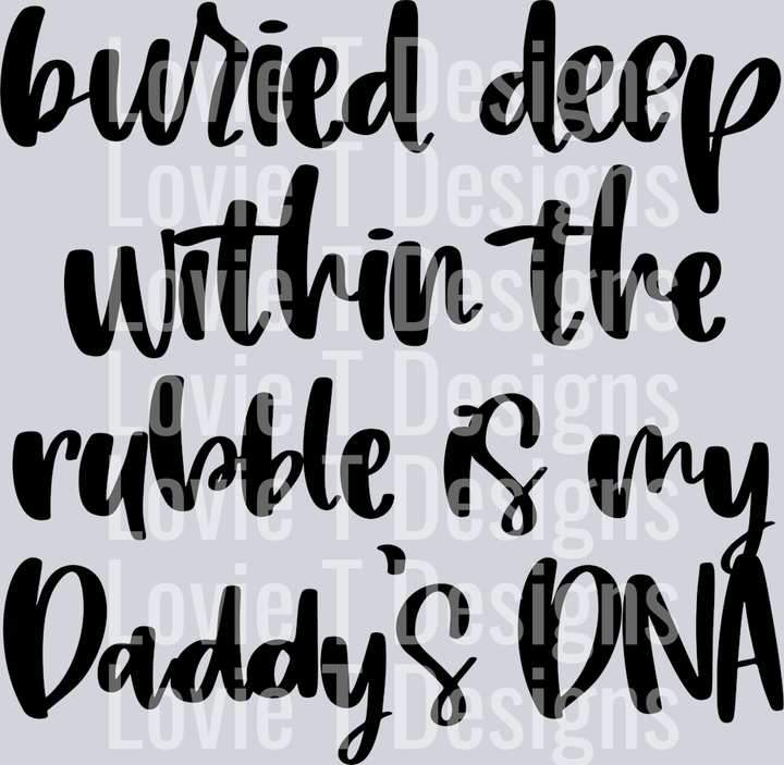Daddy's DNA - black