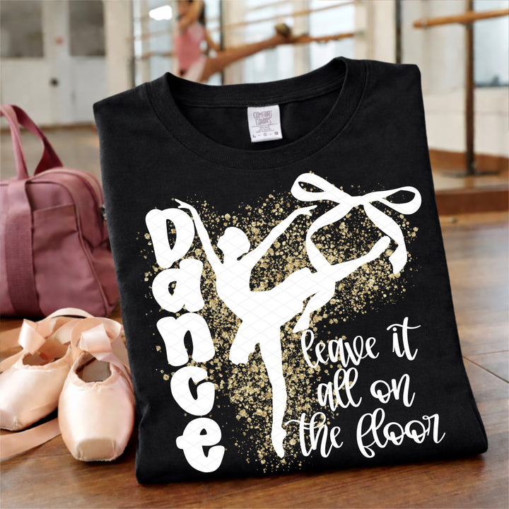 DANCE LEAVE IT ALL ON THE FLOOR WHITE GOLD