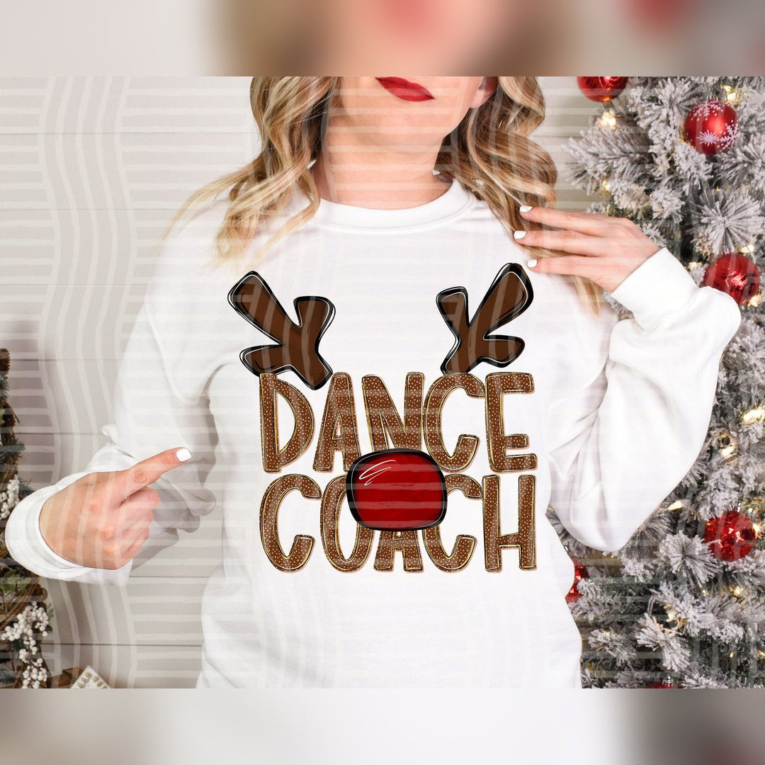 Dance Coach Deer Antler School Staff DTF transfer
