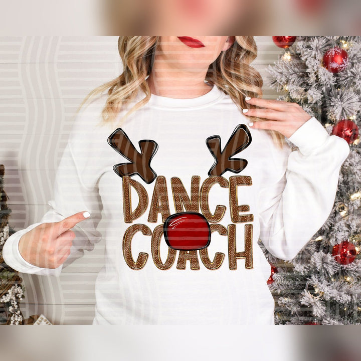 Dance Coach Deer Antler School Staff DTF transfer