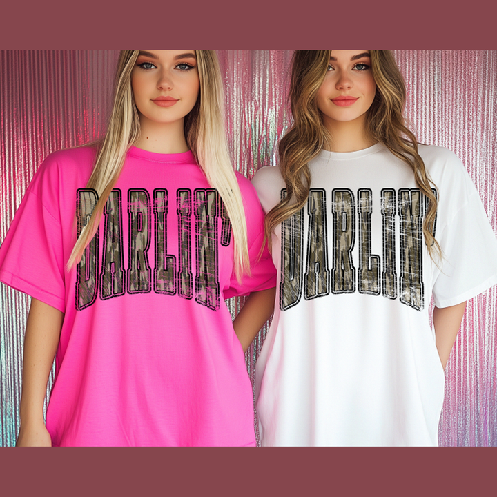 Darlin Camo Grunge – DTF Transfer – product image