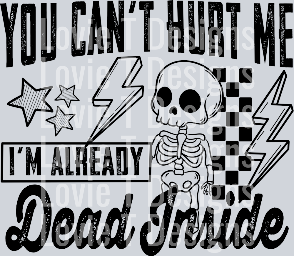 Dead Inside Single Color Black