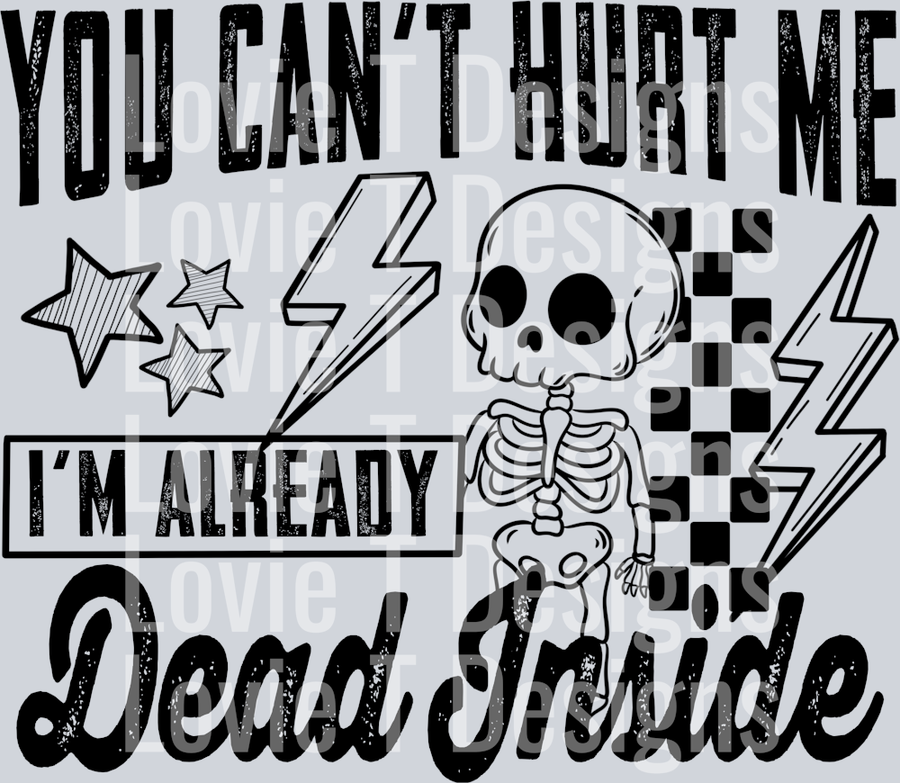Dead Inside Single Color Black