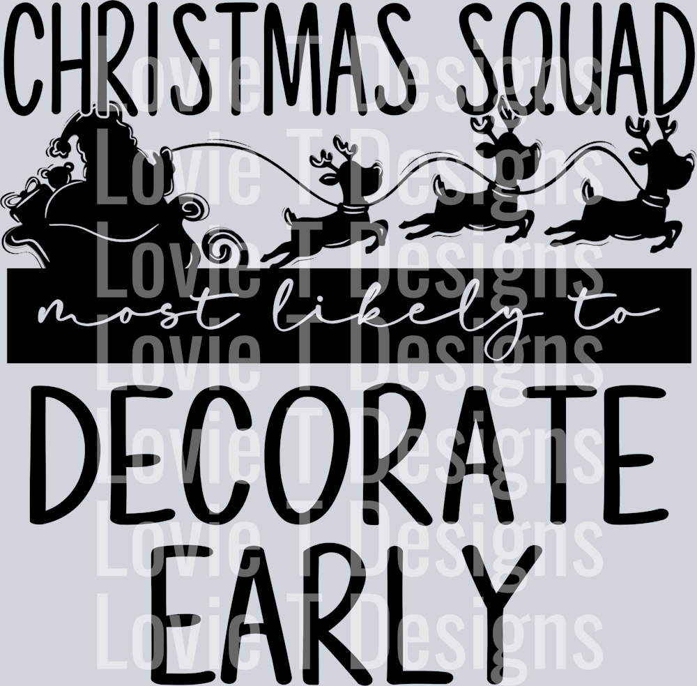 Decorate Early
