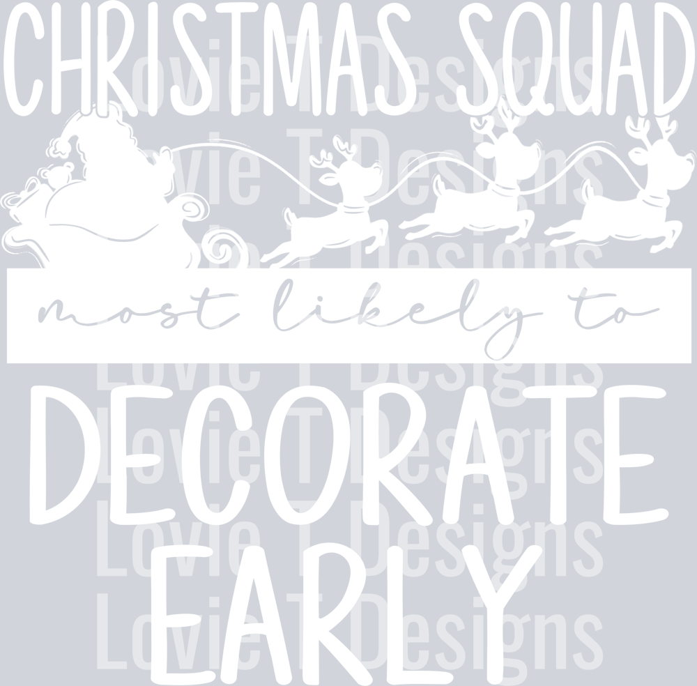 Decorate Early white