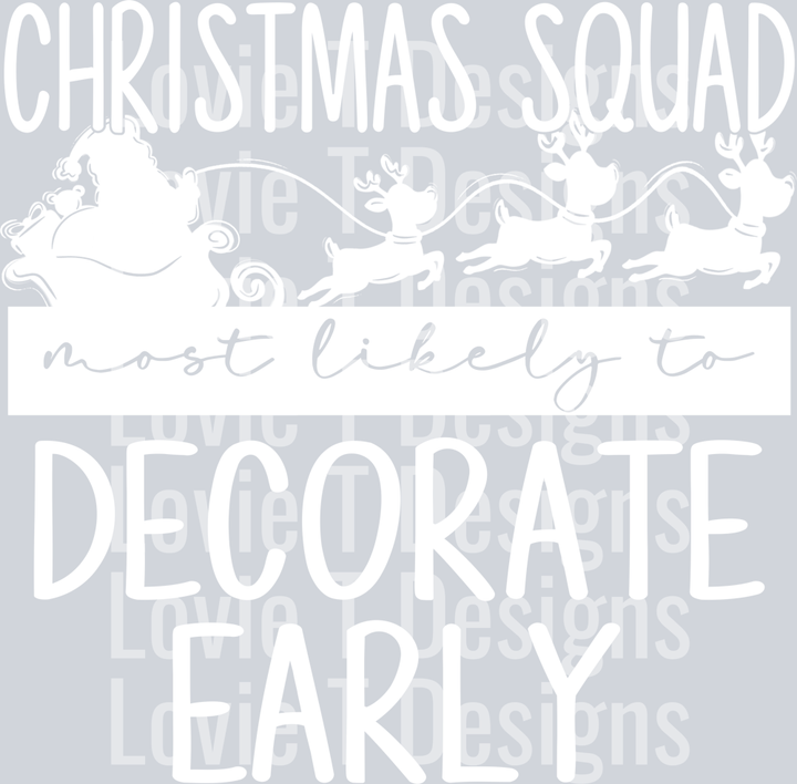 Decorate Early white