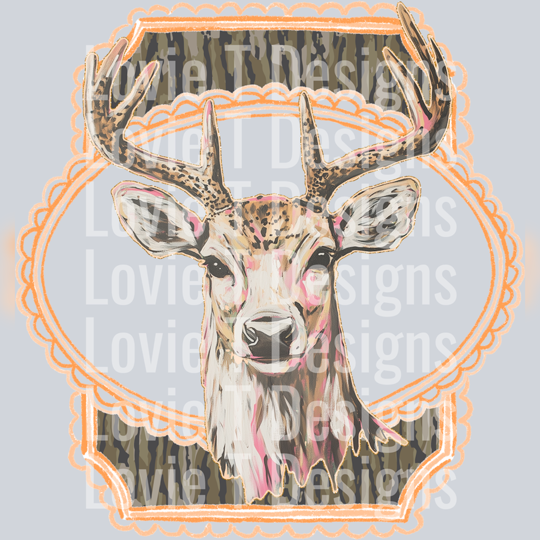 Deer Camo – DTF Transfer – product image