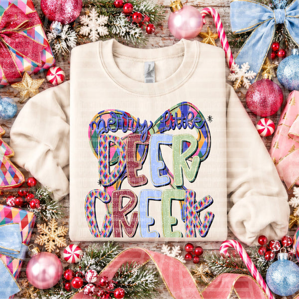 Merry Little Mascots Deer Creek design