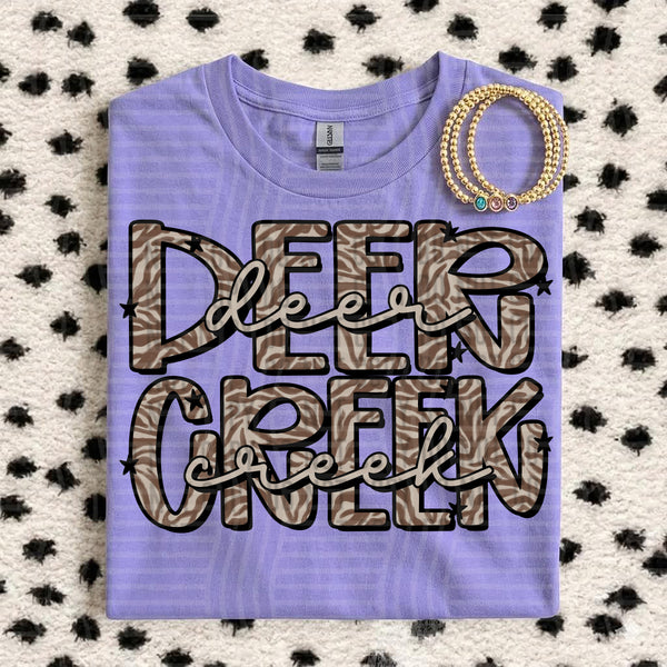 Zebra Mascots Deer Creek design