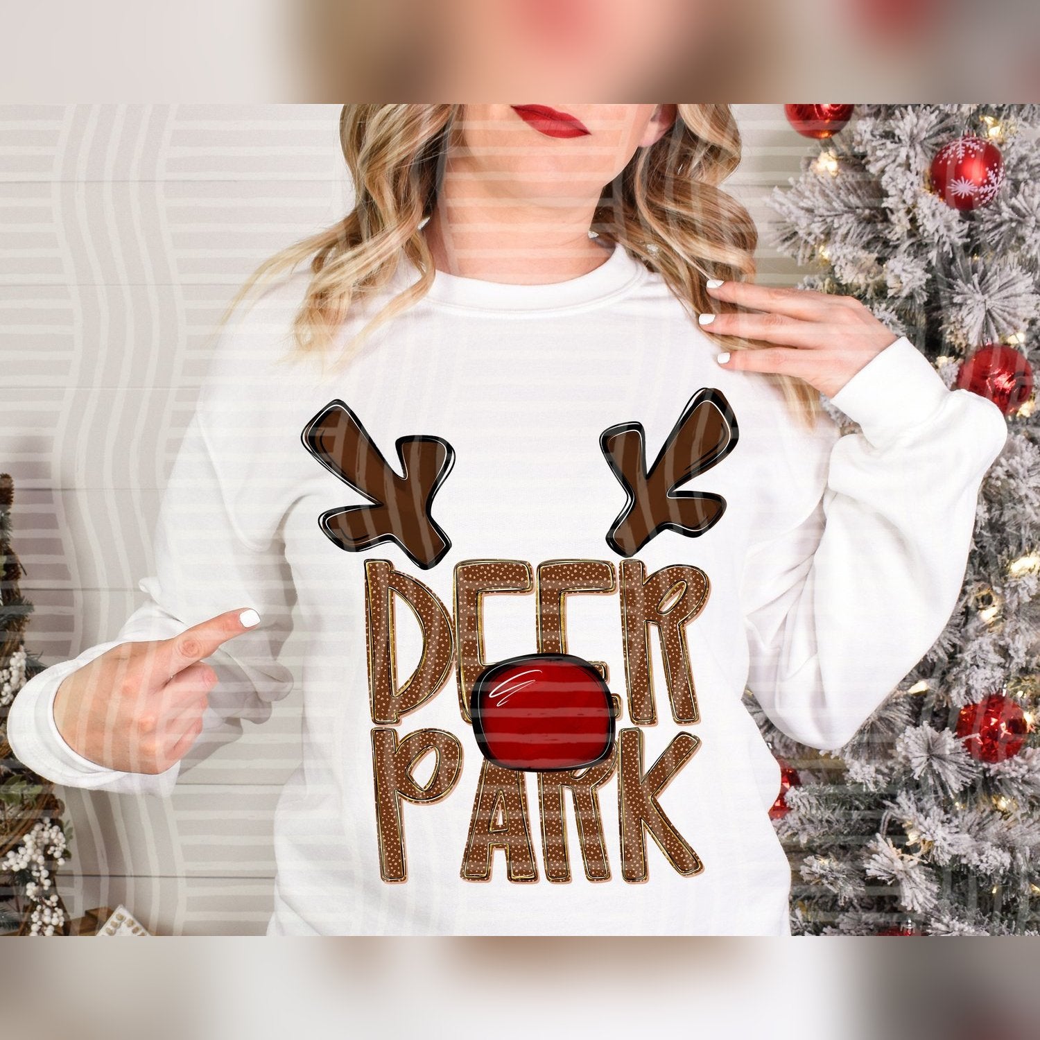 Deer Antler Mascots Deer Park design