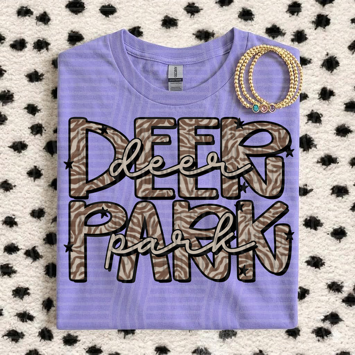 Deer Park Zebra Mascots DTF transfer