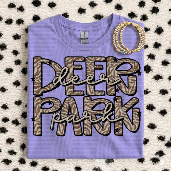 Zebra Mascots Deer Park design