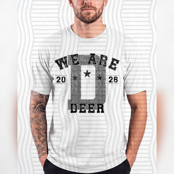 Varsity Initials Mascots Deer design