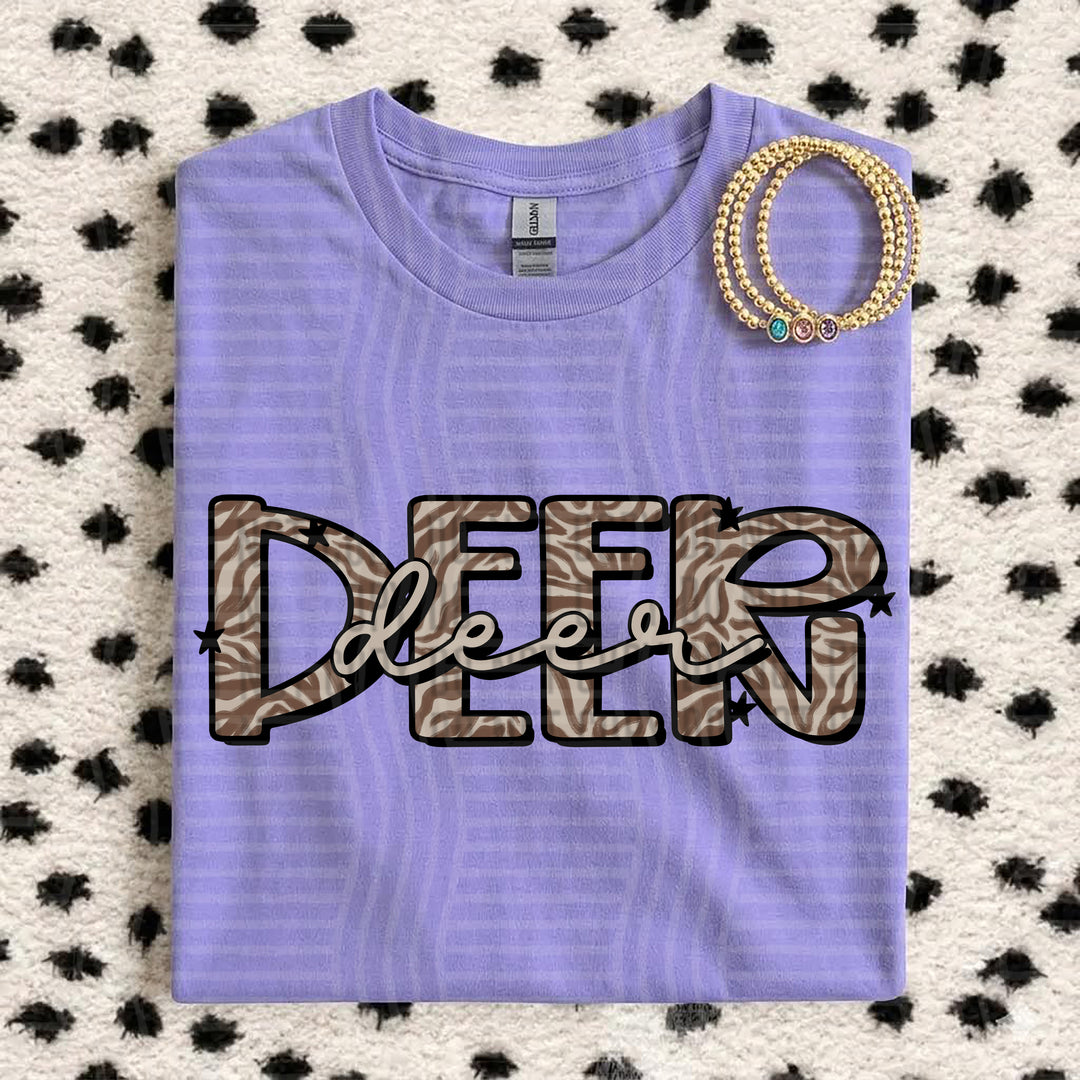 Deer Zebra Mascots DTF transfer