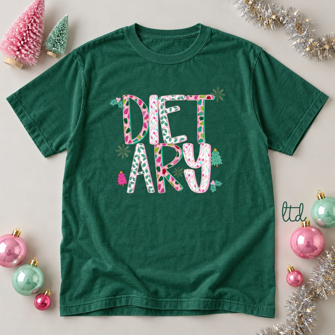 Dietary Twinkle Tinsel Occupations DTF transfer