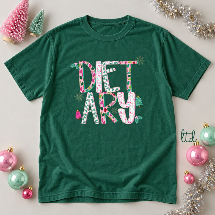 Dietary Twinkle Tinsel Occupations DTF transfer