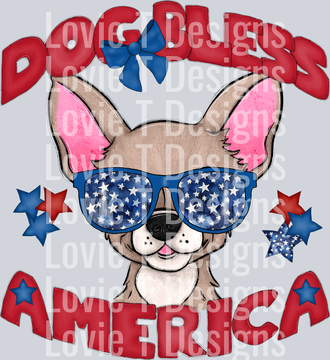 Dog Bless America Chihuahua