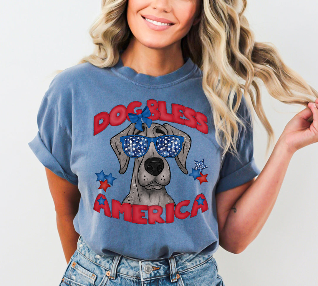 DOG BLESS AMERICA GREAT DANE
