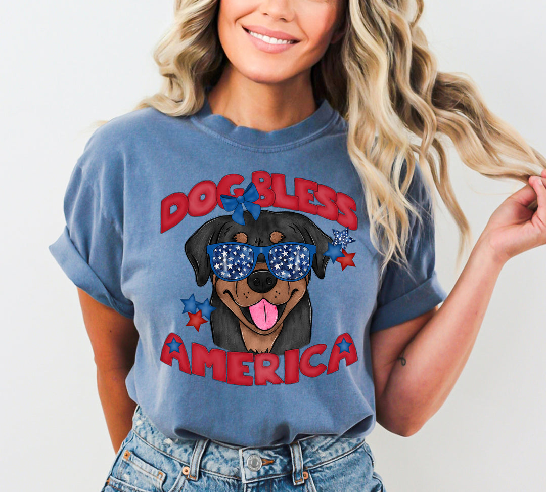 DOG BLESS AMERICA ROTTWEILER