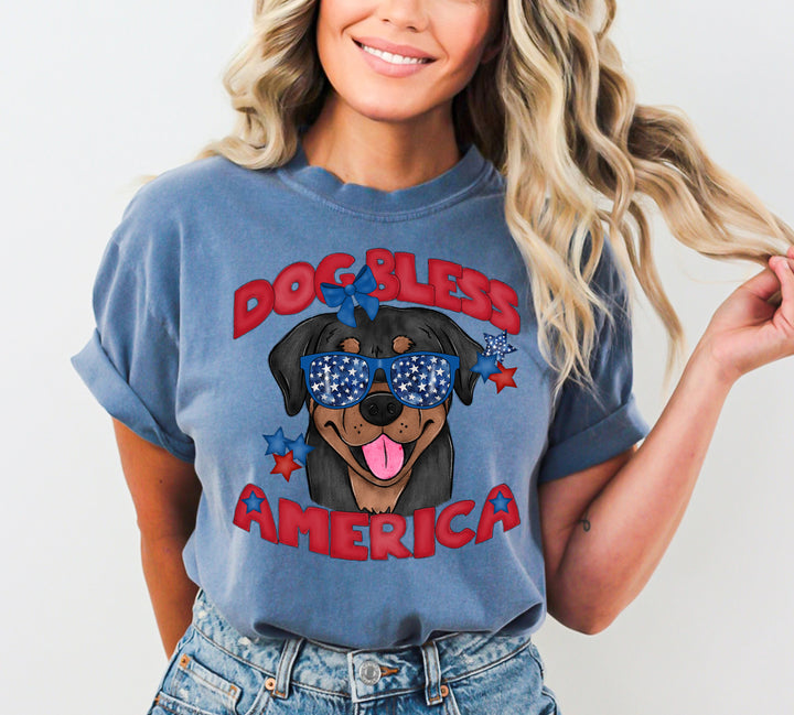 DOG BLESS AMERICA ROTTWEILER