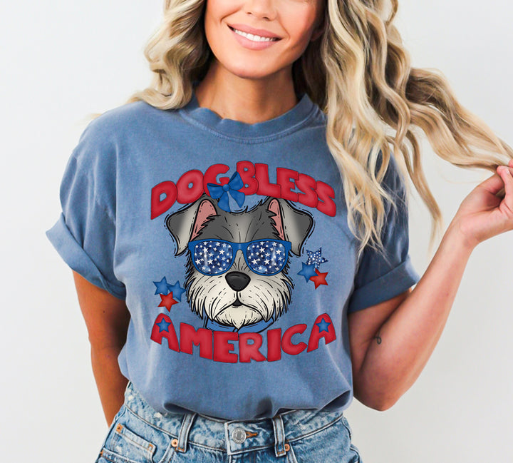 DOG BLESS AMERICA SCHNAUZER