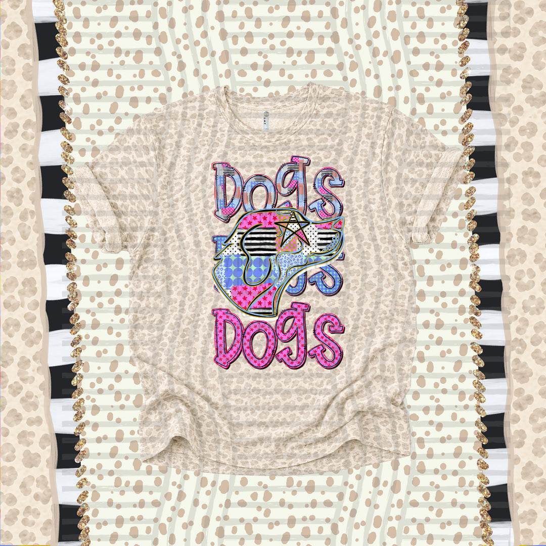 Dogs Dolly Doodle mascot DTF transfer