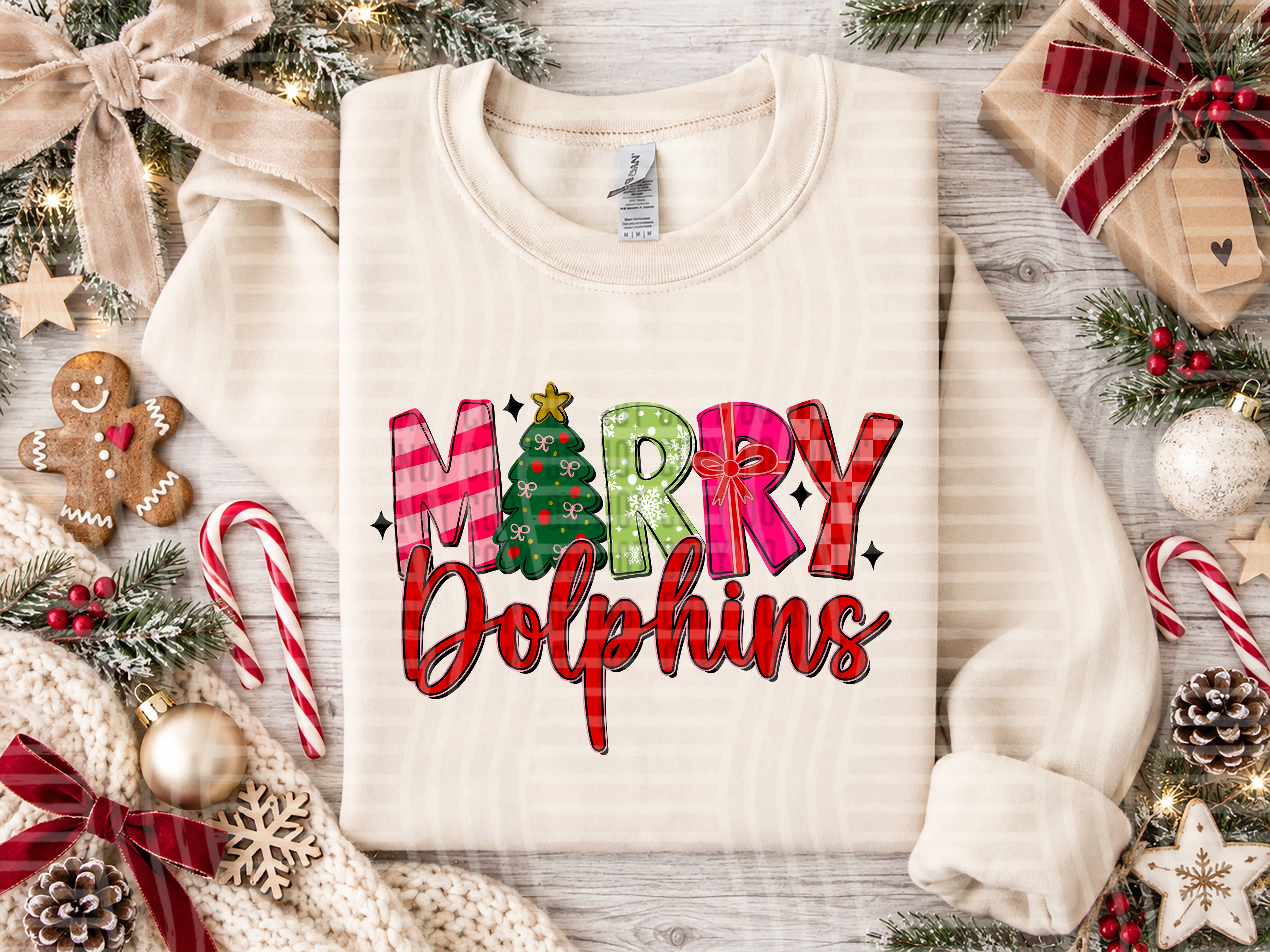 Merry Mascots Dolphins design