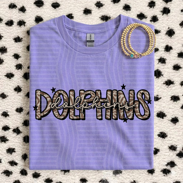 Zebra Mascots Dolphins design