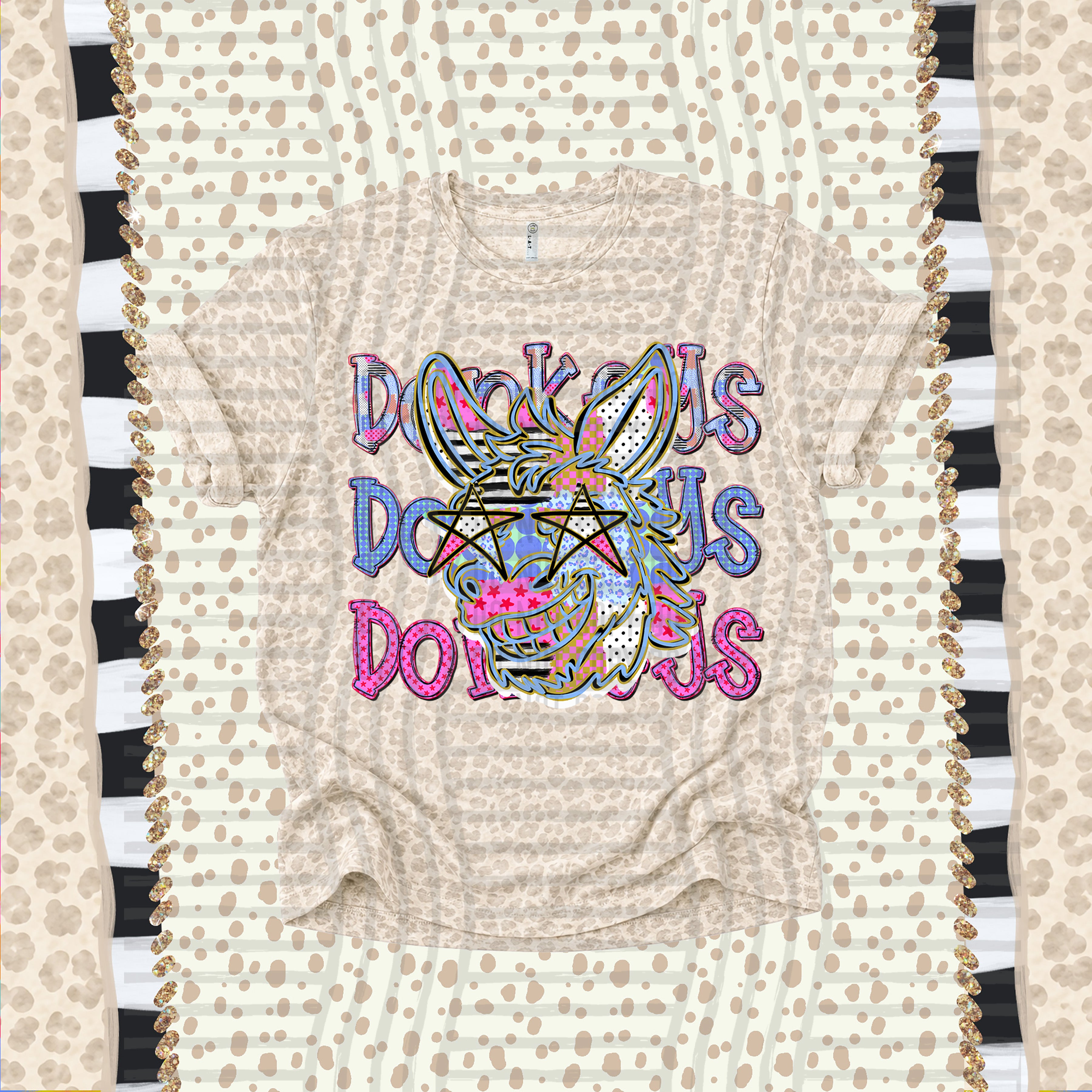 Dolly Doodle Mascots Donkeys design