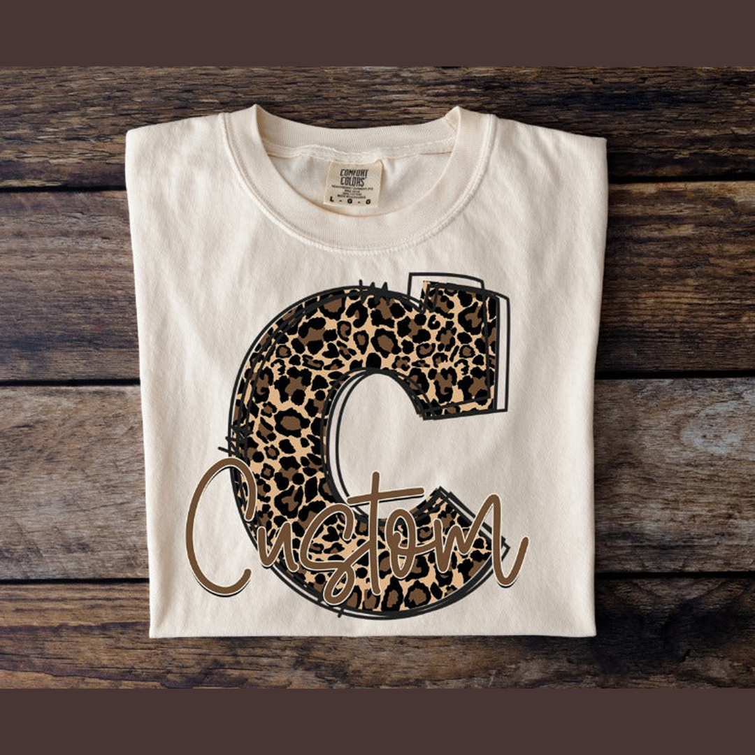 Doodle Leopard Mascot – DTF Transfer – product image