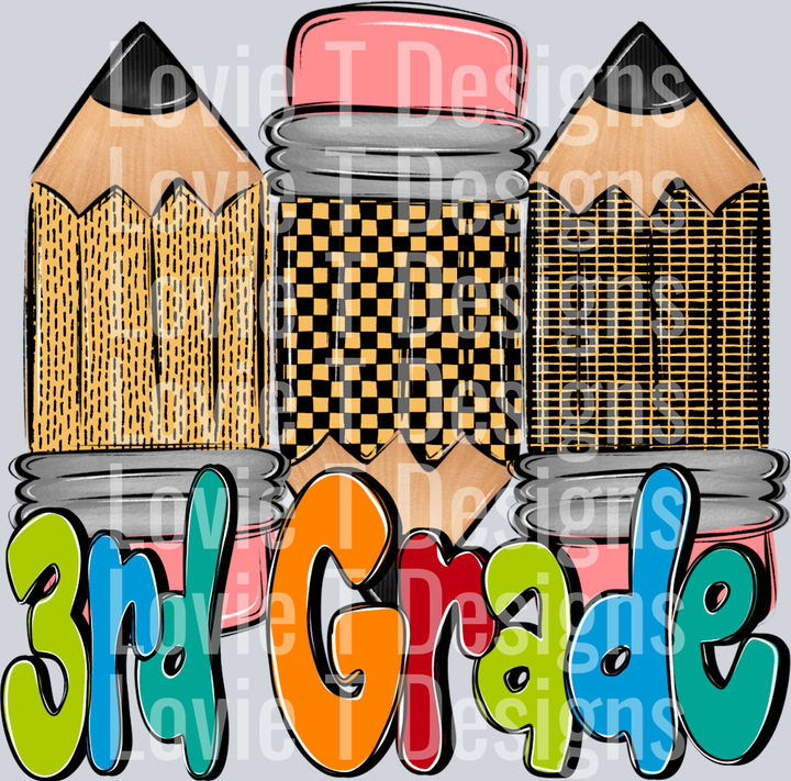 Doodle Pencil Boy 3rdGrade