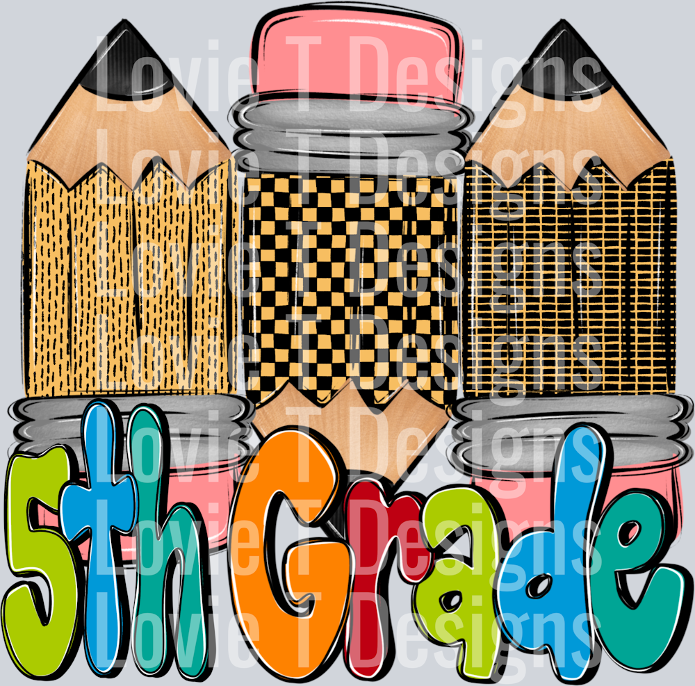Doodle Pencil Boy 5thGrade