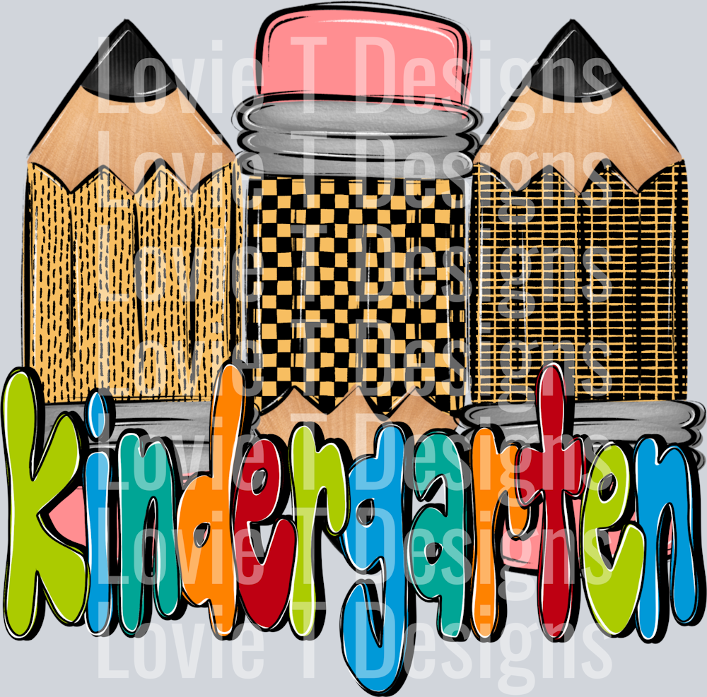 Doodle Pencil Boy Kindergarten