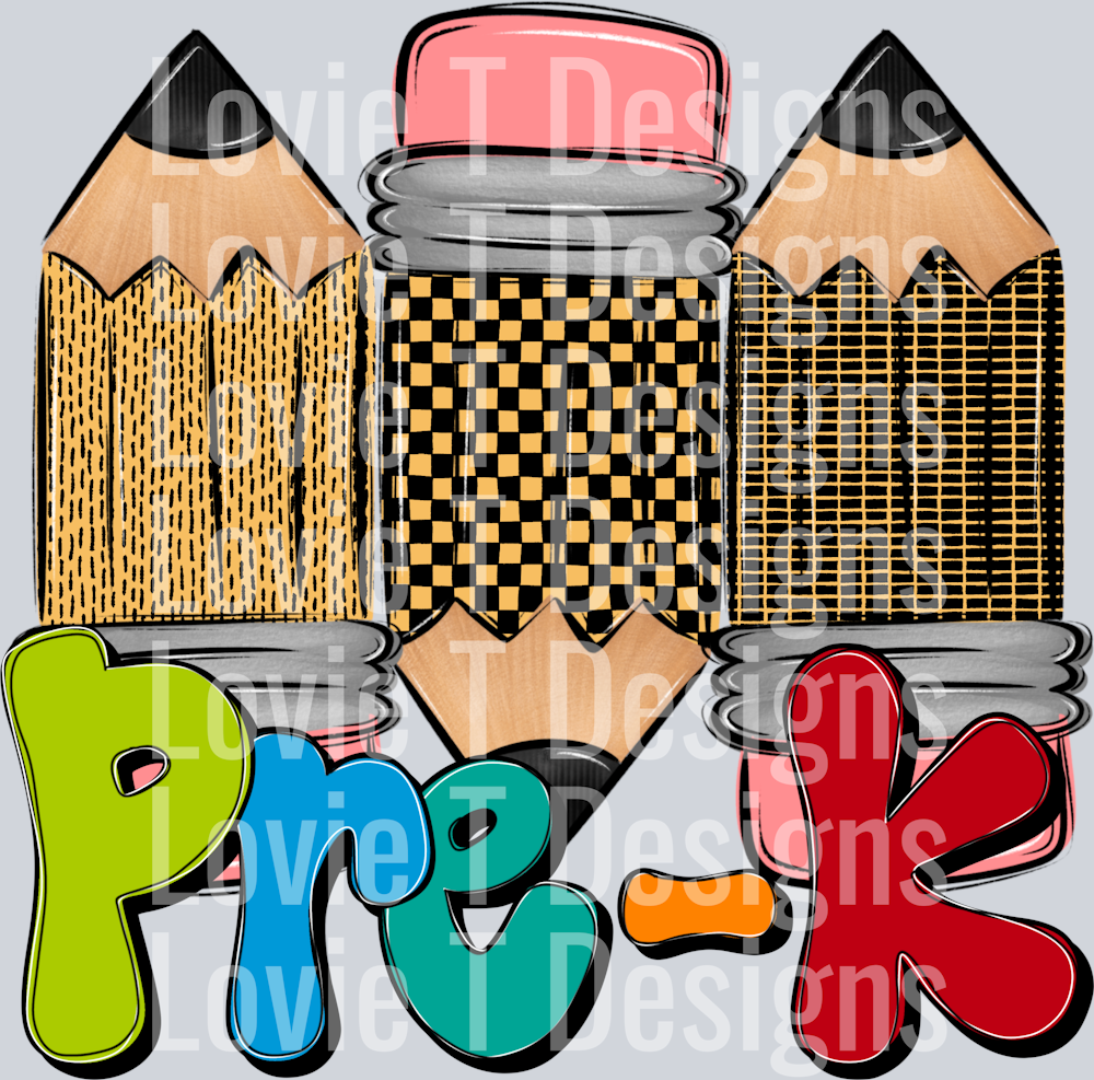 Doodle Pencil Boy PreK