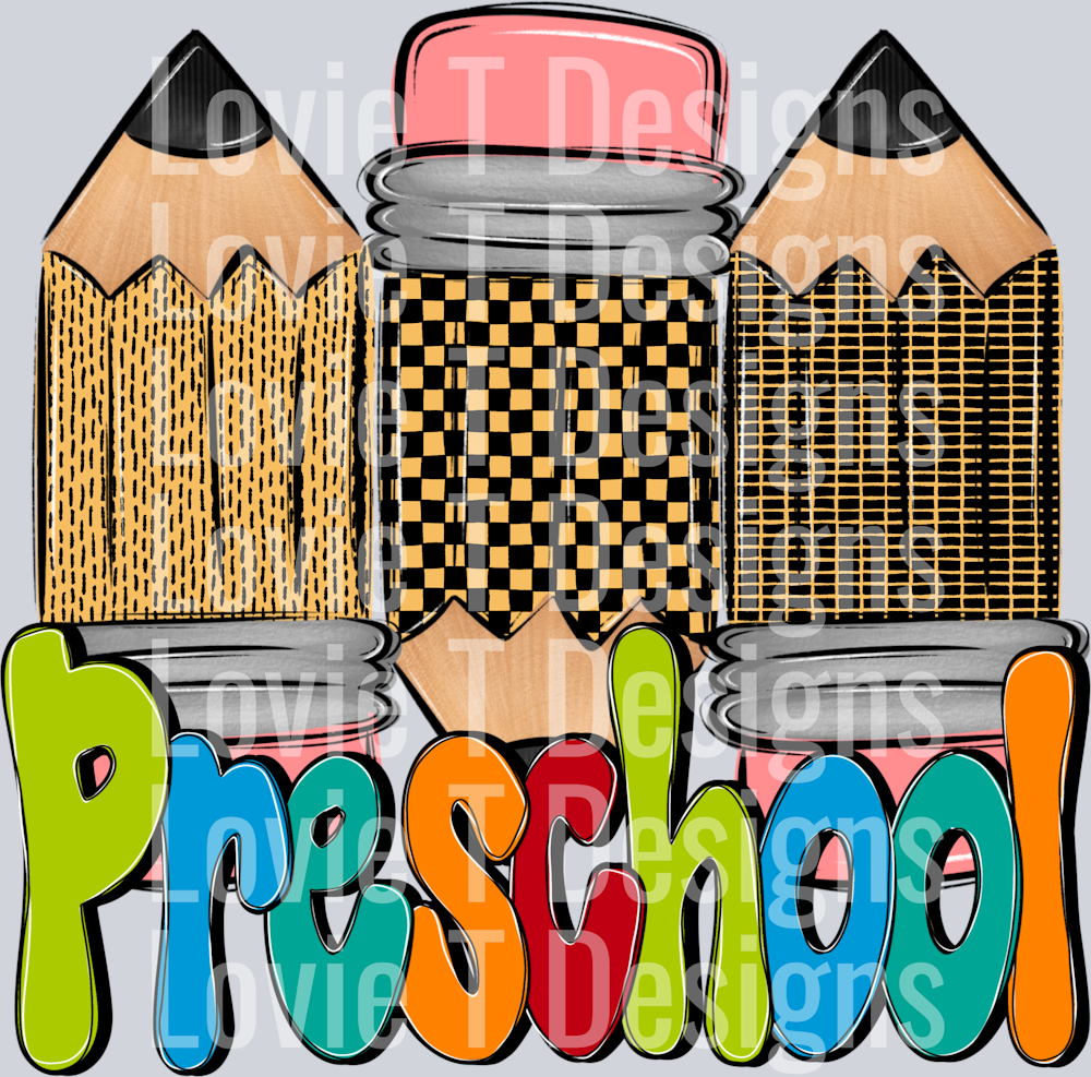 Doodle Pencil Boy Preschool