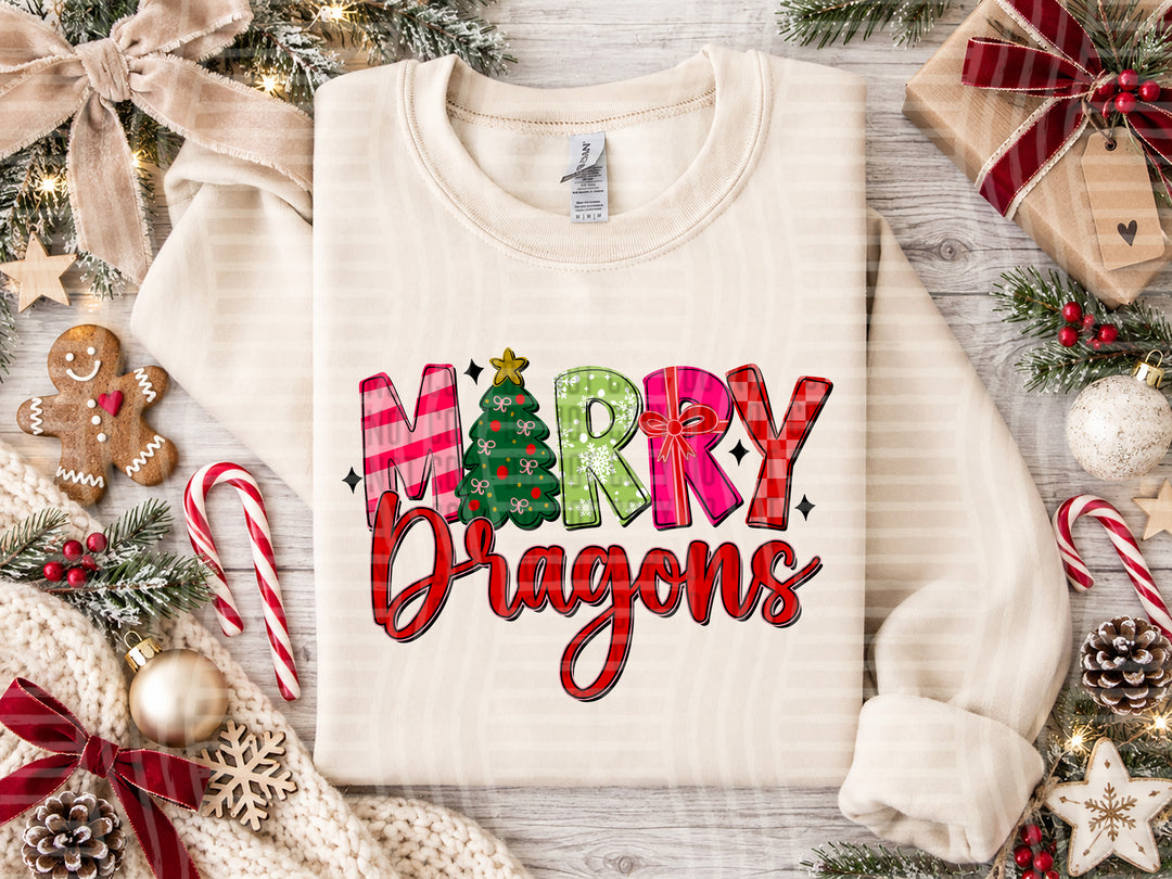 Dragons Merry mascot DTF transfer