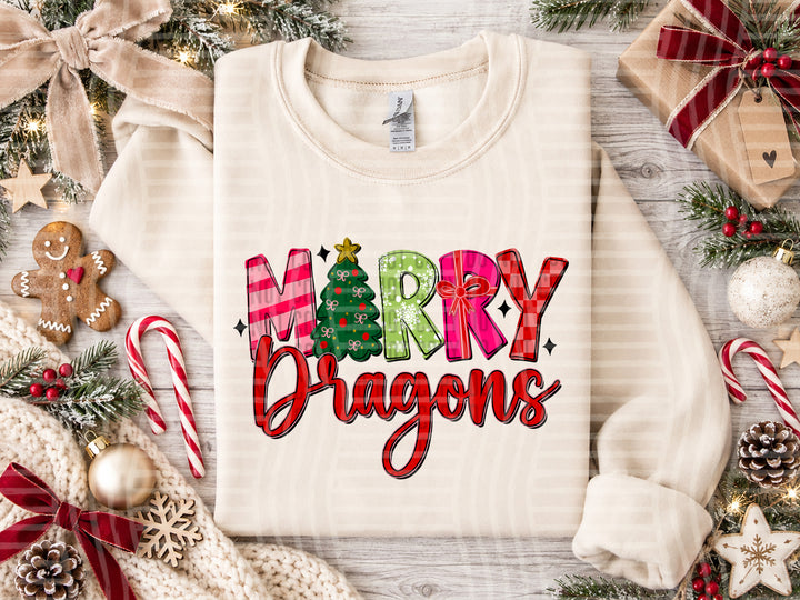 Dragons Merry mascot DTF transfer