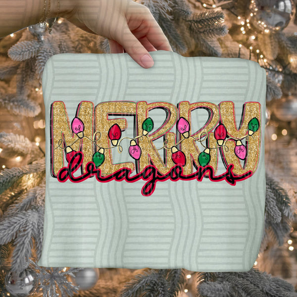 Merry Lights Mascots Dragons design