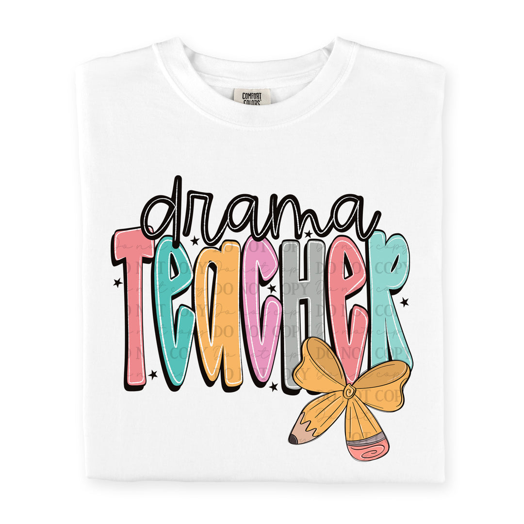 DRAMA TEACHER  DOODLE BOW