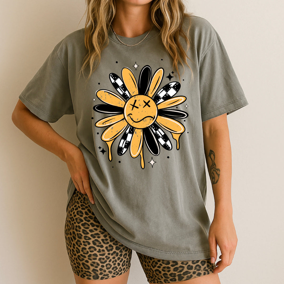 DRIPPY CHECKER FLOWER mockup