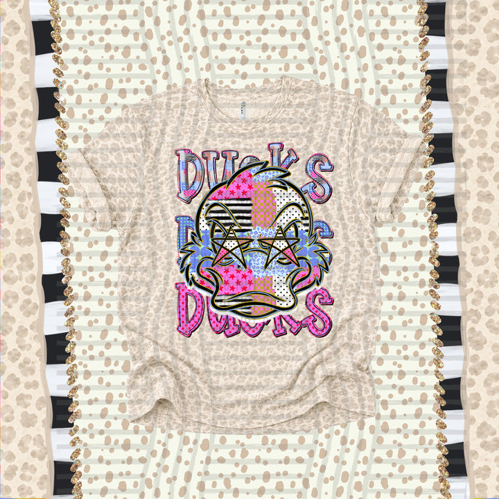 Ducks Dolly Doodle mascot DTF transfer