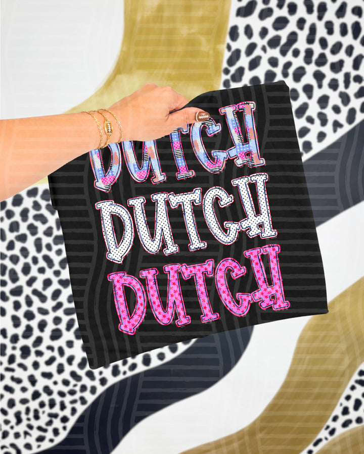 Dutch Dolly Tri Stacked mascot DTF transfer