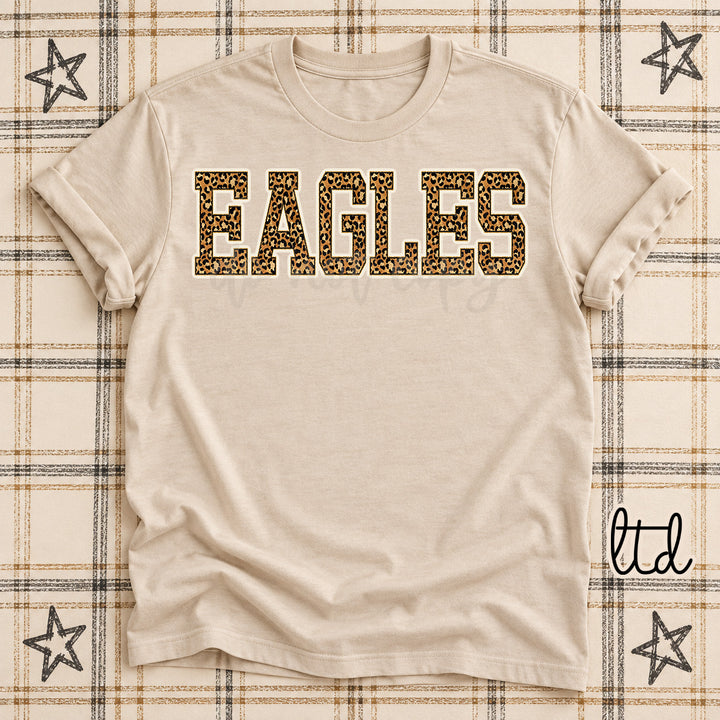 Eagles Dark Leopard Mascots DTF transfer